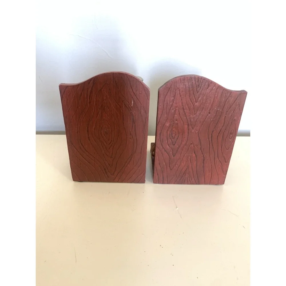 Highland Ridge Golf Bookends Resin Golfer Bag Clubs Shoes Man Cave Office Decor